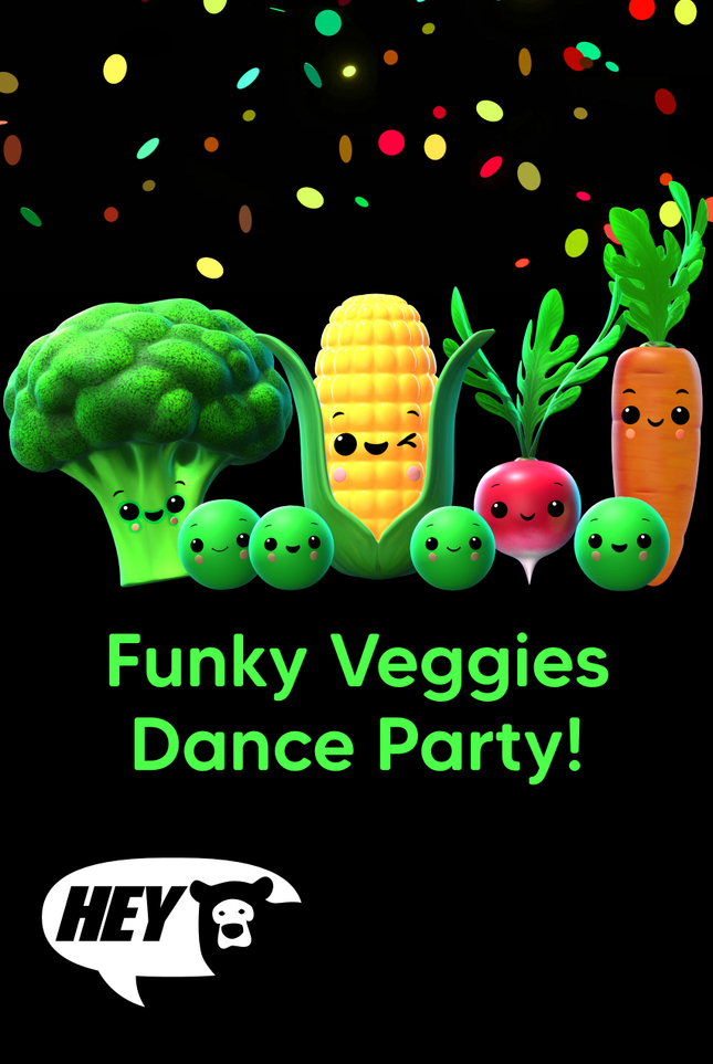 Funky Veggies Dance Party