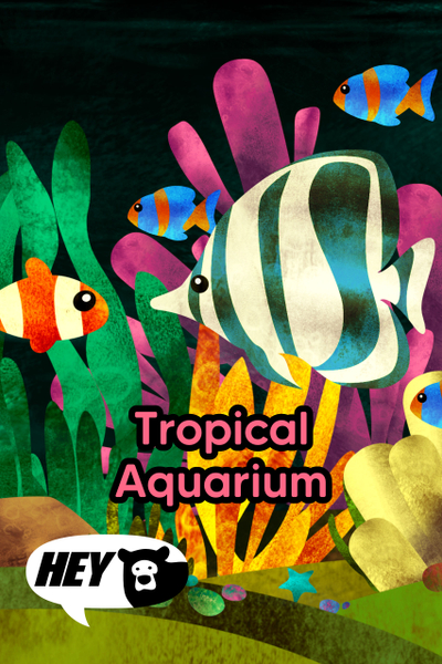 Poster Tropical Aquarium