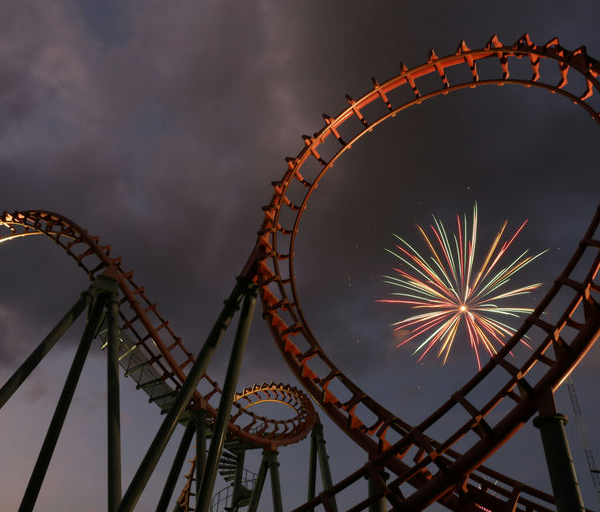 Poster Amusement Park Season